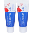 curaprox kids toothpaste strawberry flavor 950ppm 2x10 ml