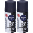 nivea men black&white invisible original spray mini 2x35 ml