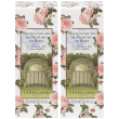 l'erbolario - bagnoschiuma alla rosa centifolia 2x250 ml schiuma da ba