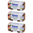 humana naturcare omogeneizzato biologico prugna (con mela) 3x200 g