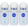 nivea deo roll on dry le female 3x50 ml
