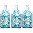 le maioliche sapone liquido mandarino dolce e fresia linea versilia 3x