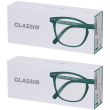 occhiali da lettura glassio sacramento colore verde foresta gradazione