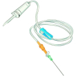 safety deflussore normal set con ago 6x1 pz di infusione