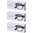 occhiali da lettura glassio newport colore nero gradazione +3,5 3x1 st