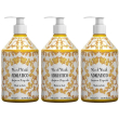 le maioliche sapone liquido ambra e gelsomino linea adriatico 3x500 ml