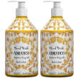 le maioliche sapone liquido ambra e gelsomino linea adriatico 2x500 ml