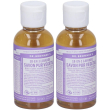 dr. bronner’s sapone liquido 18-in-1 alla lavanda 60 ml 2x60