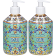 le maioliche sapone liquido iris e ylang linea capri 2x500 ml