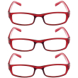 occhiale contacta africa rosso +2,50 3x1 st