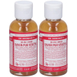 dr. bronner’s sapone liquido 18-in-1 alla rosa 60 ml 2x60