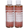 dr. bronner’s sapone liquido 18-in-1 all'eucalypto 240 ml 2x240