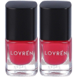 lovren nail care smalto unghie rosa vivace 2x5 ml