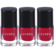 lovren nail care smalto unghie rosa magenta 3x5 ml