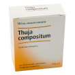thuja compositum 10 fiale da 2,2ml - medicinale omeopatico per dermatiti ed eczemi