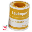 cerotto in rocchetto leukopor ipoallergenico tessuto non tessuto bianco 5x500 cm