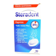 steradent triple action plus pulitore protesi pulizia dentiera, 90 compresse