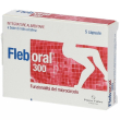 fleboral 300 integratore per microcircolo 5 capsule