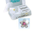 orecchino inverness 120 fiore crystal/rosa palladio
