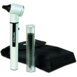 safety otoscopio con manico a pile - strumento diagnostico, luce convenzionale e alogena