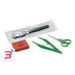set di strumenti sos monouso in plastica