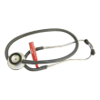 stetofonendoscopio professional corpo in acciaio inox 18/8, archetto biauricolare cromato con doppia