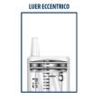 pic - siringa 10 ml cono eccentrico g21x1 1/2 confezione 1 pezzo
