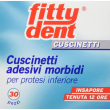 cuscinetti adesivi morbidi per protesi inferiore dentali e dentiere fittydent 30 pezzi