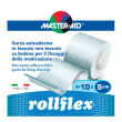 master-aid rollflex - garza adesiva per il fissaggio su pelli sensibili rotolo da 10m x 5cm, 1 rotol