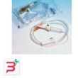set sterile per infusione in materiale anallergico con para e roller confezione singola