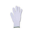 med’s guanto non chirurgico in cotone bianco, misura 6, 1 pezzo – guanto traspirante, assorbente