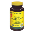 nature's plus acerola c 90 tavolette 250 mg - integratore vitaminico