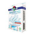 master-aid quadra med extra cerotto traspirante, 10 pezzi
