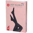 ladygloria 18 collant autoreggenti 140 den taglia 3 colore nero 1 paio