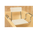 farmacare sedile plastica vasca da bagno senza schienale