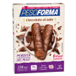 pesoforma barrette al cioccolato al latte - 6 pasti sostitutivi per perdita e mantenimento del peso