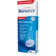compresse igienizzanti per dentiere sia totali che parziali.pulizia rapida in soli 3 minuti grazie a