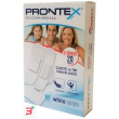 cerotto prontex white strips in tessuto non tessuto bianco sterile 3 formati 20 pezzi