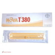 dispositivo intrauterino nova t 380 in polietilene con spirale in rame superficie 380 mmq e anima in