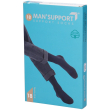 gloria med man support 18 - gambaletto cotone 18 den (18-20 mmhg) - taglia 3 antracite