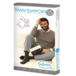 man support 18-20mmhg gambaletto in cotone colore antracite taglia 5
