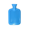 borsa per acqua calda blu bilamellata in pura gomma capacità 2 litri - moretti