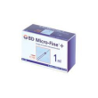 siringhe insulina 1ml 29g 12,7mm 30 pezzi bd microfine