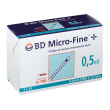 bd microfine - 30 siringhe da insulina 0,5ml 29g 12,7mm - siringhe precise per l'amministrazione di