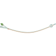 catetere foley a due vie in silicone trasparente ch16