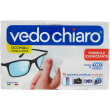 16 salviettine umidificate monouso per occhiali