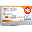 pic insumed siringa da insulina 0,5ml gauge 30x8mm 30pezzi