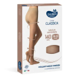 sauber linea classica 18-22 mmhg collant microrete taglie comode 140 denari colore neutro beige tagl