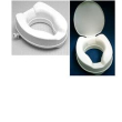 farmacare rialzo wc con bidet con coperchio altezza 10 cm