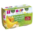 hipp biologico omogeneizzato di frutta mista con cereali 2 x 125 g